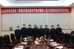 山东标准化协会《烟富8苹果优质丰产技术规程》等六项团体标准专家审查会在